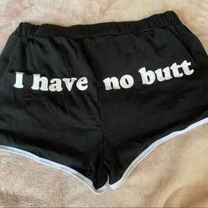 Comfy black gym shorts